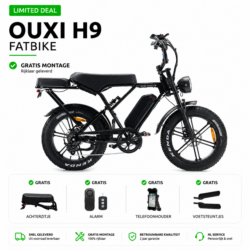 LIMTED DEAL! Ouxi H9 2026 Model + Achterzitje + NFC Scherm + Telefoontas en Voetsteunen