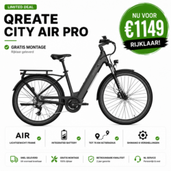 LIMITED DEAL! Qreate Air City Pro - Zwart